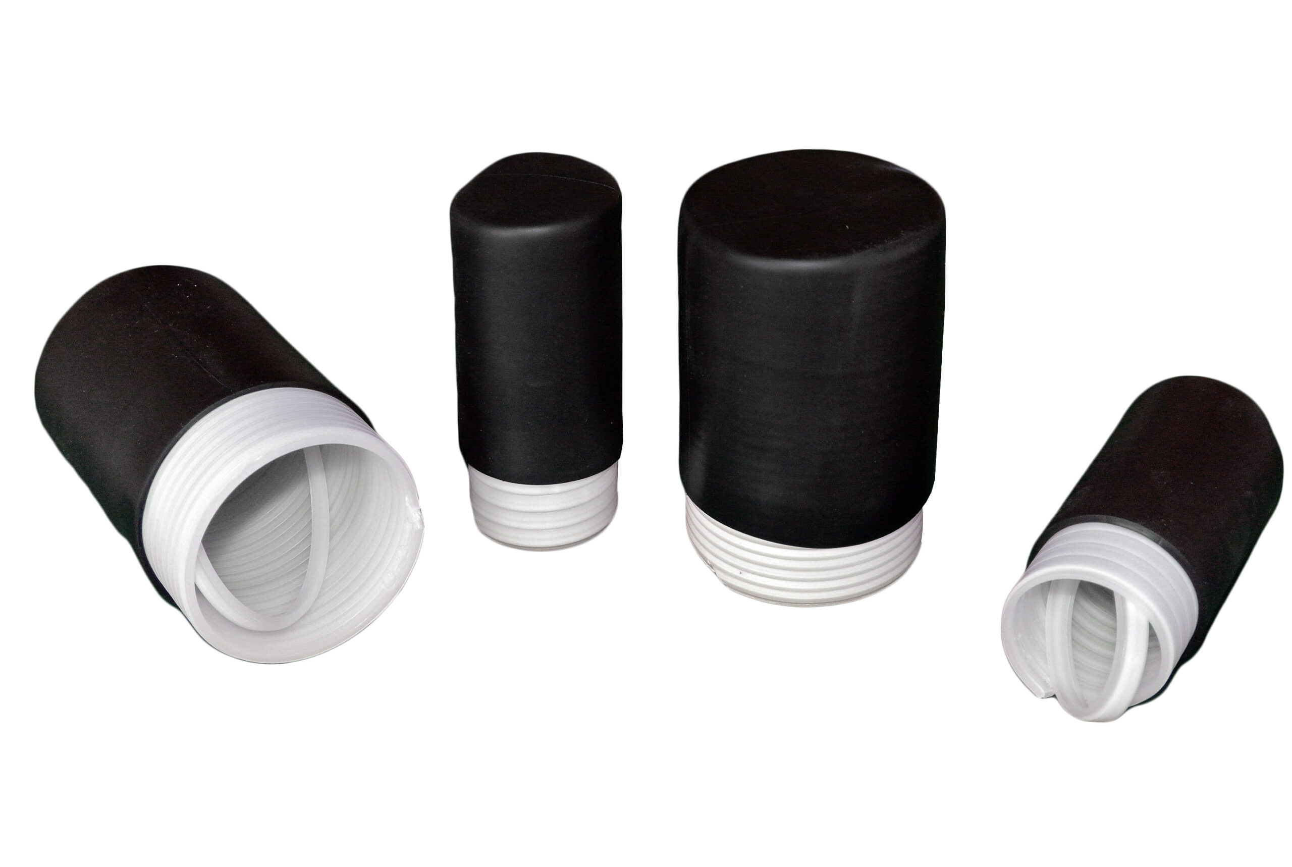 GREMSHAPES® GCAPS CS est un capuchon de terminaison à rétreint à froid en caoutchouc EPDM